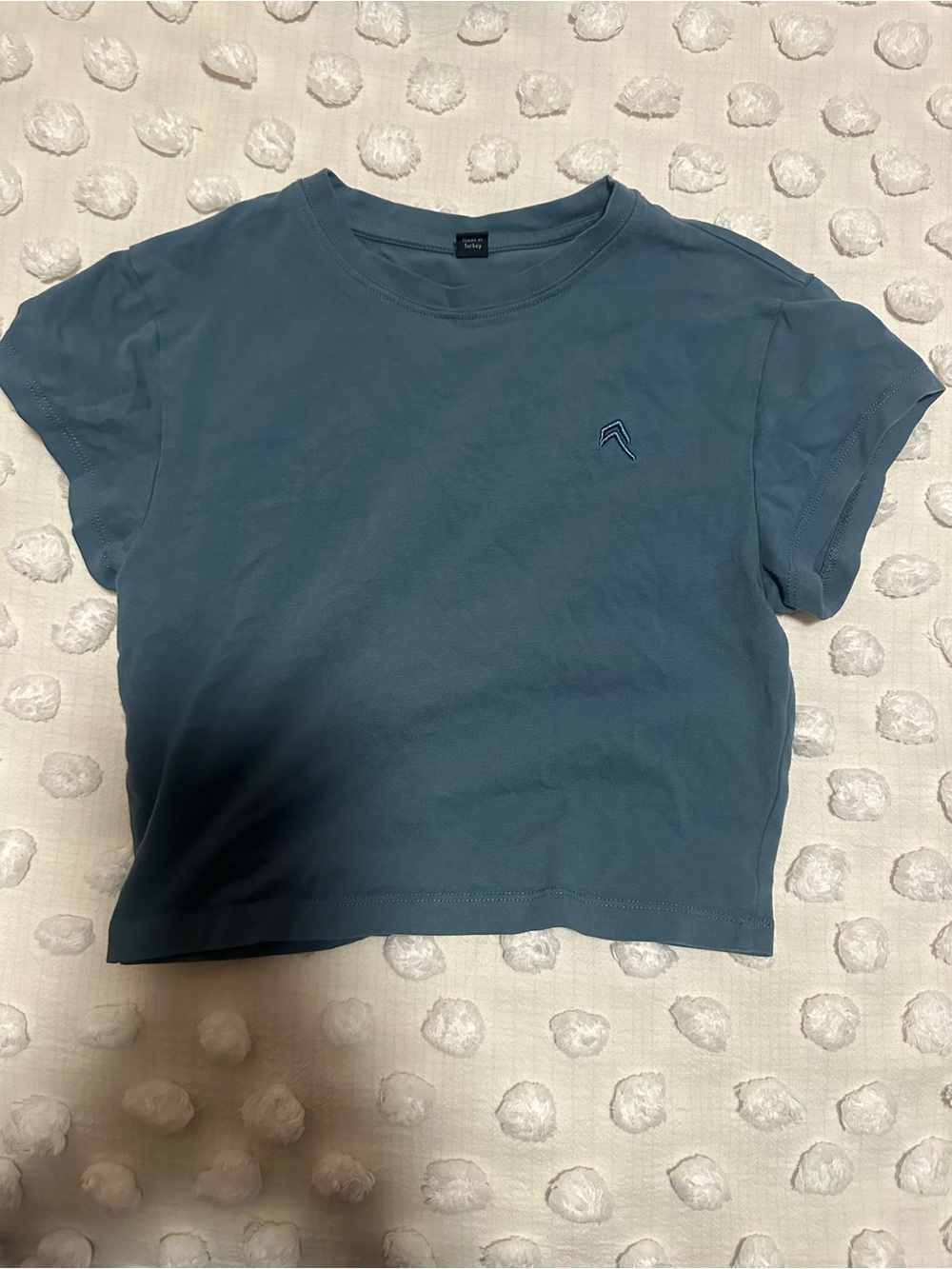 Oner Active Cotton Icon Baby T-Shirt-Moonstone Blue-Medium